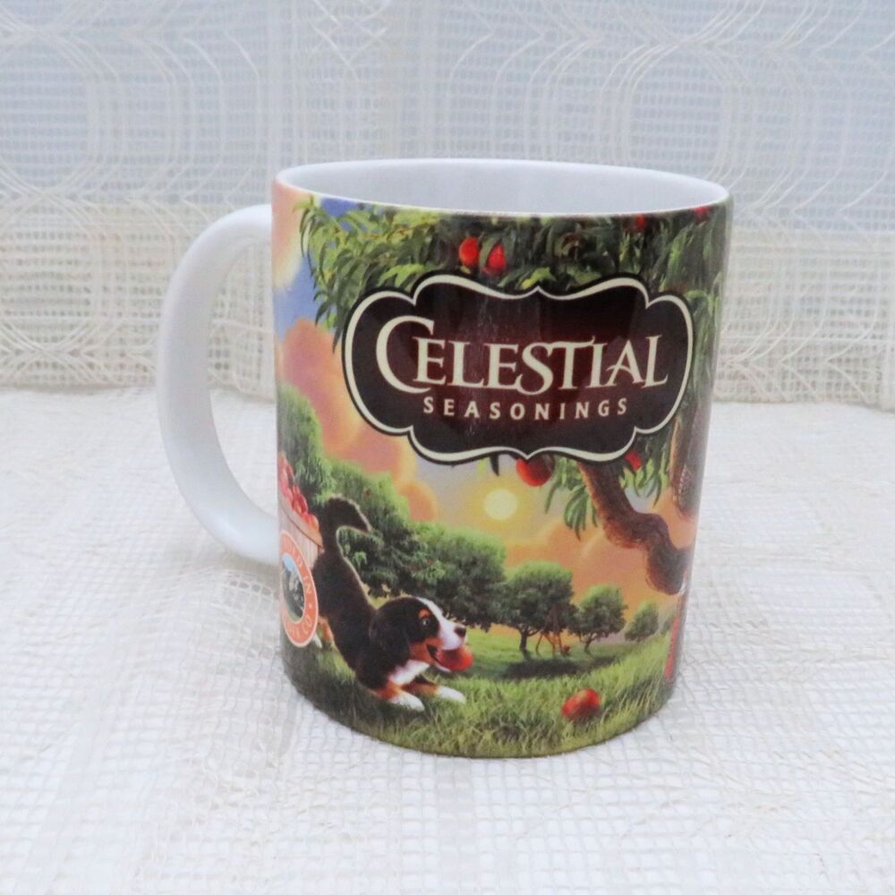Celestial Seasonings Tea Bear in Hammock Sleeping Tea Coffee Mug 10 oz 2012